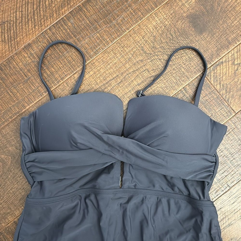 New Cupshe Italian Voyage Wrap Front Plunge Cutout One Piece Swimsuit - Picture 7 of 11